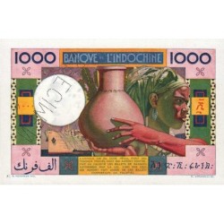 Djibouti - Pick 20s - 1'000 francs - Série O.000 - 1947 - Spécimen - Etat : SUP+