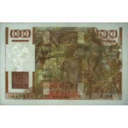 F 28-28 - 16/11/1950 - 100 francs - Jeune Paysan - Série H.386 - Etat : SPL