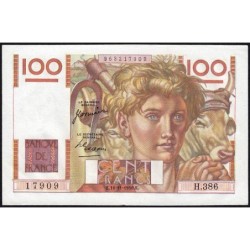 F 28-28 - 16/11/1950 - 100 francs - Jeune Paysan - Série H.386 - Etat : SPL
