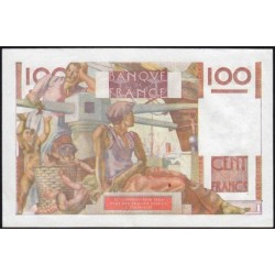 F 28-29 - 06/09/1951 - 100 francs - Jeune Paysan - Série O.395 - Etat : SPL