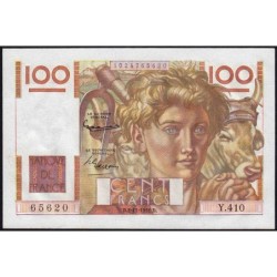 F 28-30 - 02/11/1951 - 100 francs - Jeune Paysan - Série Y.410 - Etat : SPL+