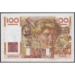 F 28-30 - 02/11/1951 - 100 francs - Jeune Paysan - Série Y.410 - Etat : TTB+