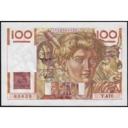 F 28-30 - 02/11/1951 - 100 francs - Jeune Paysan - Série Y.410 - Etat : SPL+