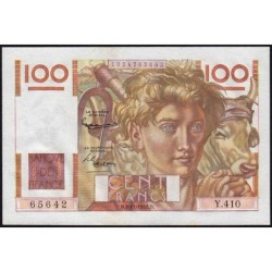 F 28-30 - 02/11/1951 - 100 francs - Jeune Paysan - Série Y.410 - Etat : SPL