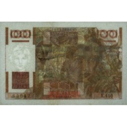 F 28-30 - 02/11/1951 - 100 francs - Jeune Paysan - Série Y.410 - Etat : SPL