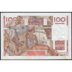 F 28-30 - 02/11/1951 - 100 francs - Jeune Paysan - Série Y.410 - Etat : SPL