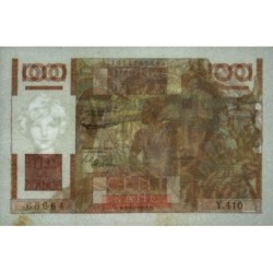 F 28-30 - 02/11/1951 - 100 francs - Jeune Paysan - Série Y.410 - Etat : SPL