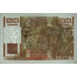 F 28-30 - 02/11/1951 - 100 francs - Jeune Paysan - Série Y.410 - Etat : SPL+