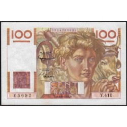 F 28-30 - 02/11/1951 - 100 francs - Jeune Paysan - Série Y.410 - Etat : SPL+