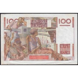 F 28-30 - 02/11/1951 - 100 francs - Jeune Paysan - Série Y.410 - Etat : TB+