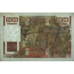F 28-30 - 02/11/1951 - 100 francs - Jeune Paysan - Série Y.410 - Etat : TTB+