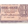 Malaisie Britannique - Pick 6 - 1 cent - 01/07/1941 - Etat : SUP
