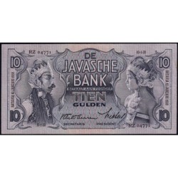 Indes Néerlandaises - Pick 79b - 10 gulden - Série RZ - 10/01/1938 - Etat : TTB+