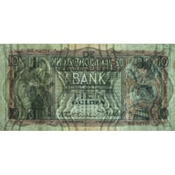 Indes Néerlandaises - Pick 79b - 10 gulden - Série RZ - 10/01/1938 - Etat : TTB+