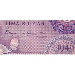 Indes Néerlandaises - Pick 87 - 5 gulden - Série ABR - 1946 - Etat : SUP+ à SPL