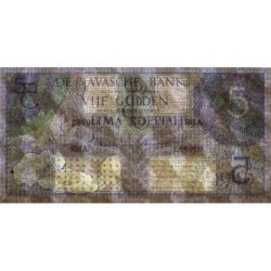 Indes Néerlandaises - Pick 87 - 5 gulden - Série ABR - 1946 - Etat : SUP+ à SPL
