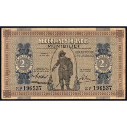 Indes Néerlandaises - Pick 109a - 2 1/2 gulden - Série EP - 15/06/1940 - Etat : TTB