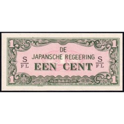 Indes Néerlandaises - Gouv. Japonais - Pick 119b - 1 cent - Série S/FL - 1942 - Etat : NEUF