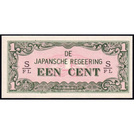 Indes Néerlandaises - Gouv. Japonais - Pick 119b - 1 cent - Série S/FL - 1942 - Etat : NEUF