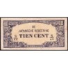 Indes Néerlandaises - Gouv. Japonais - Pick 121c - 10 cent - Série S/AE - 1942 - Etat : TB