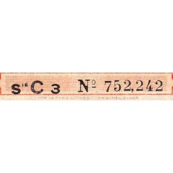 Algérie - Pick 97a - 50 centimes - Série C3 - 31/01/1944 - Etat : SUP