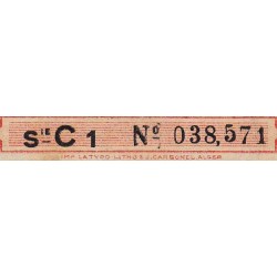 Algérie - Pick 97a - 50 centimes - Série C1 - 31/01/1944 - Etat : TTB+