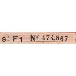 Algérie - Pick 97b - 50 centimes - Série F1 - 31/01/1944 - Etat : TTB+