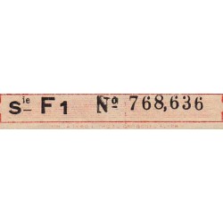 Algérie - Pick 97b - 50 centimes - Série F1 - 31/01/1944 - Etat : SUP