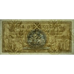 Ecosse - Pick 105b_2 - 1 pound sterling - Série A/Z - 03/03/1967 - Etat : SPL+