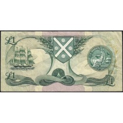 Ecosse - Pick 111f_1 - 1 pound - Série D/54 - 07/10/1983 - Etat : TB