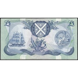 Ecosse - Pick 112f_3 - 5 pounds sterling - Série DD - 03/12/1985 - Etat : TTB