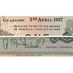 Ecosse - Pick 202_1 - 1 pound - Série C/L - 3/04/1967 - Etat : TB
