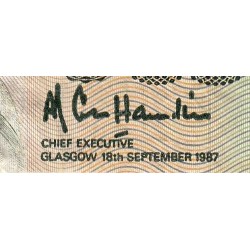 Ecosse - Pick 211d_1 - 1 pound sterling - Série D/DL - 18/09/1987 - Etat : TB-