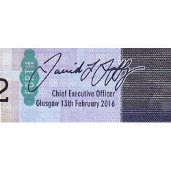 Ecosse - Pick 229O - 5 pounds sterling - Série W/HS - 13/02/2016 - Polymère - Etat : NEUF