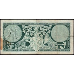 Ecosse - Pick 269_5 - 1 pound sterling - Série 2D - 04/01/1966 - Etat : TB-