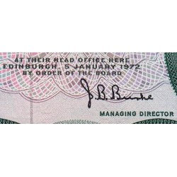 Ecosse - Pick 336a_1 - 1 pound sterling - Série A/5 - 05/01/1972 - Etat : NEUF