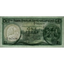 Ecosse - Pick 336a_1 - 1 pound sterling - Série A/5 - 05/01/1972 - Etat : NEUF