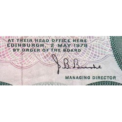 Ecosse - Pick 336a_7 - 1 pound sterling - Série B/59 - 02/05/1978 - Etat : TB