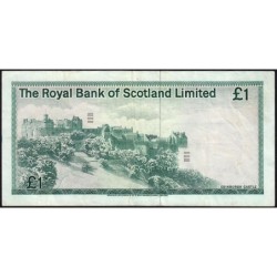 Ecosse - Pick 336a_8 - 1 pound sterling - Série B/79 - 01/05/1979 - Etat : TTB-
