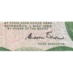 Ecosse - Pick 341Aa - 1 pound sterling - Série D/41 - 01/05/1986 - Etat : B+