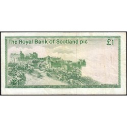 Ecosse - Pick 341Aa - 1 pound sterling - Série D/55 - 01/05/1986 - Etat : TB+