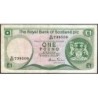 Ecosse - Pick 341Aa - 1 pound sterling - Série D/66 - 01/05/1986 - Etat : TB+