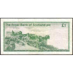 Ecosse - Pick 341Aa - 1 pound sterling - Série D/66 - 01/05/1986 - Etat : TB+