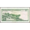 Ecosse - Pick 341Aa - 1 pound sterling - Série D/66 - 01/05/1986 - Etat : TB+