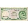 Ecosse - Pick 341Ab - 1 pound sterling - Série D/83 - 17/12/1986 - Etat : TB-