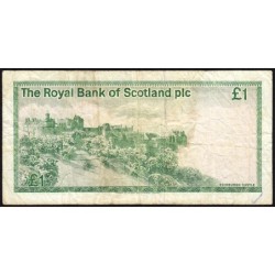 Ecosse - Pick 341Ab - 1 pound sterling - Série D/83 - 17/12/1986 - Etat : TB-