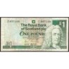 Ecosse - Pick 346a - 1 pound sterling - Série A/13 - 25/03/1987 - Etat : TB-