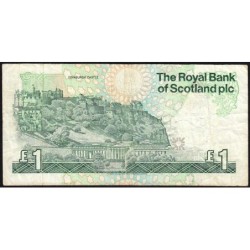 Ecosse - Pick 346a - 1 pound sterling - Série A/13 - 25/03/1987 - Etat : TB-