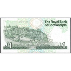 Ecosse - Pick 346a - 1 pound sterling - Série A/30 - 25/03/1987 - Etat : NEUF
