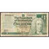 Ecosse - Pick 346a - 1 pound sterling - Série A/37 - 25/03/1987 - Etat : B+